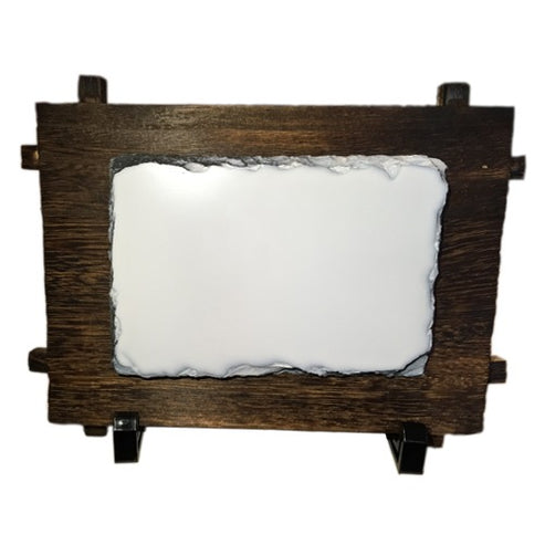 GPWFGB22x16 | Wooden Frame Granite Block - 22 cm x 16 cm