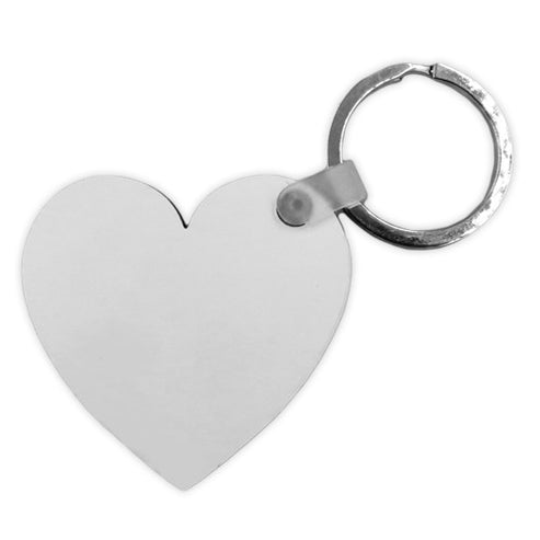 GPHSMK4.7X5 | Hearts Shape MDF Keychain - 4.7 cm x 5 cm 4.7 cm x 5 cm