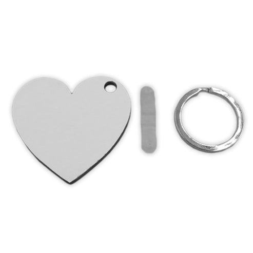 GPHSMK4.7X5 | Hearts Shape MDF Keychain - 4.7 cm x 5 cm