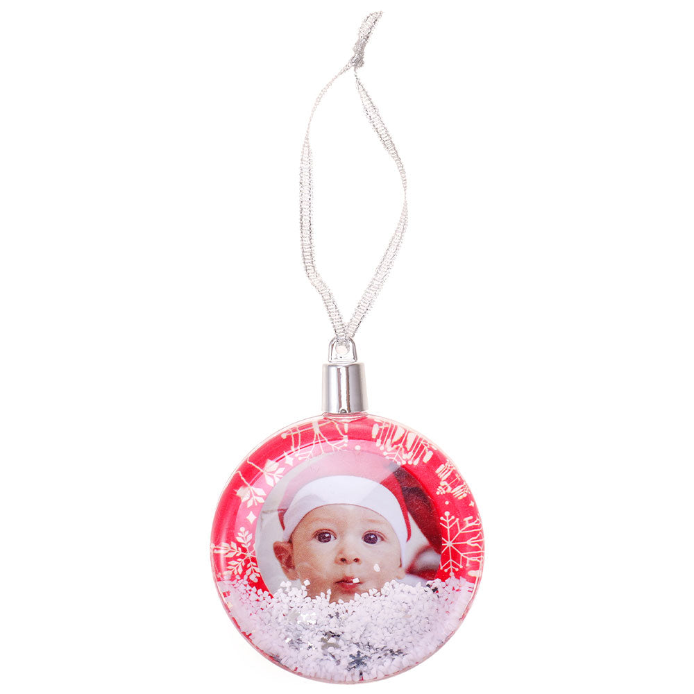 GPRLPCG | Round Liquid Photo Christmas Globe Ø8.1cm