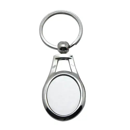 STSK8X3-1 | Sublimatable Keychain - 80x30 mm Gray