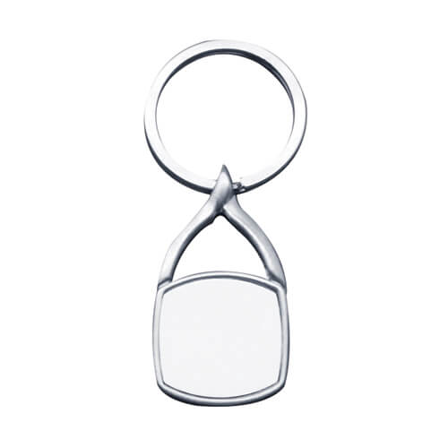STSK7.8X3-1 | Sublimatable Keychain - 78x30 mm Gray