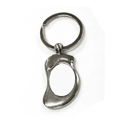 STSK7.8X3-1 | Sublimatable Keychain - 78x30 mm Gray