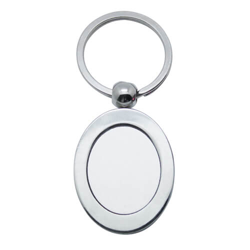 STSK8.5X3.5-1 | Sublimatable Keychain - 85x35 mm Gray