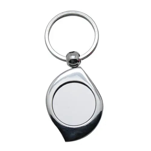 STSK8X3.2-1 | Sublimatable Keychain - 80x32 mm Gray