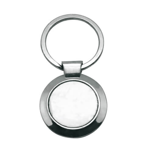 STSK7X3.5-1 | Sublimatable Keychain - 70x35 mm Gray