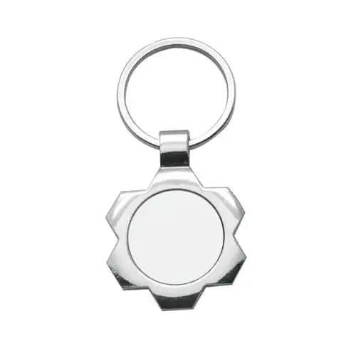 SKC4 | Sublimatable Keychain - 75x35 mm Gray