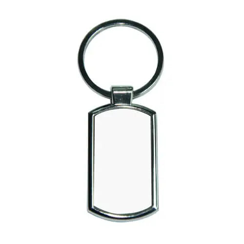 STSK7.5X3-1 | Sublimatable Keychain - 7.5x3 cm Gray