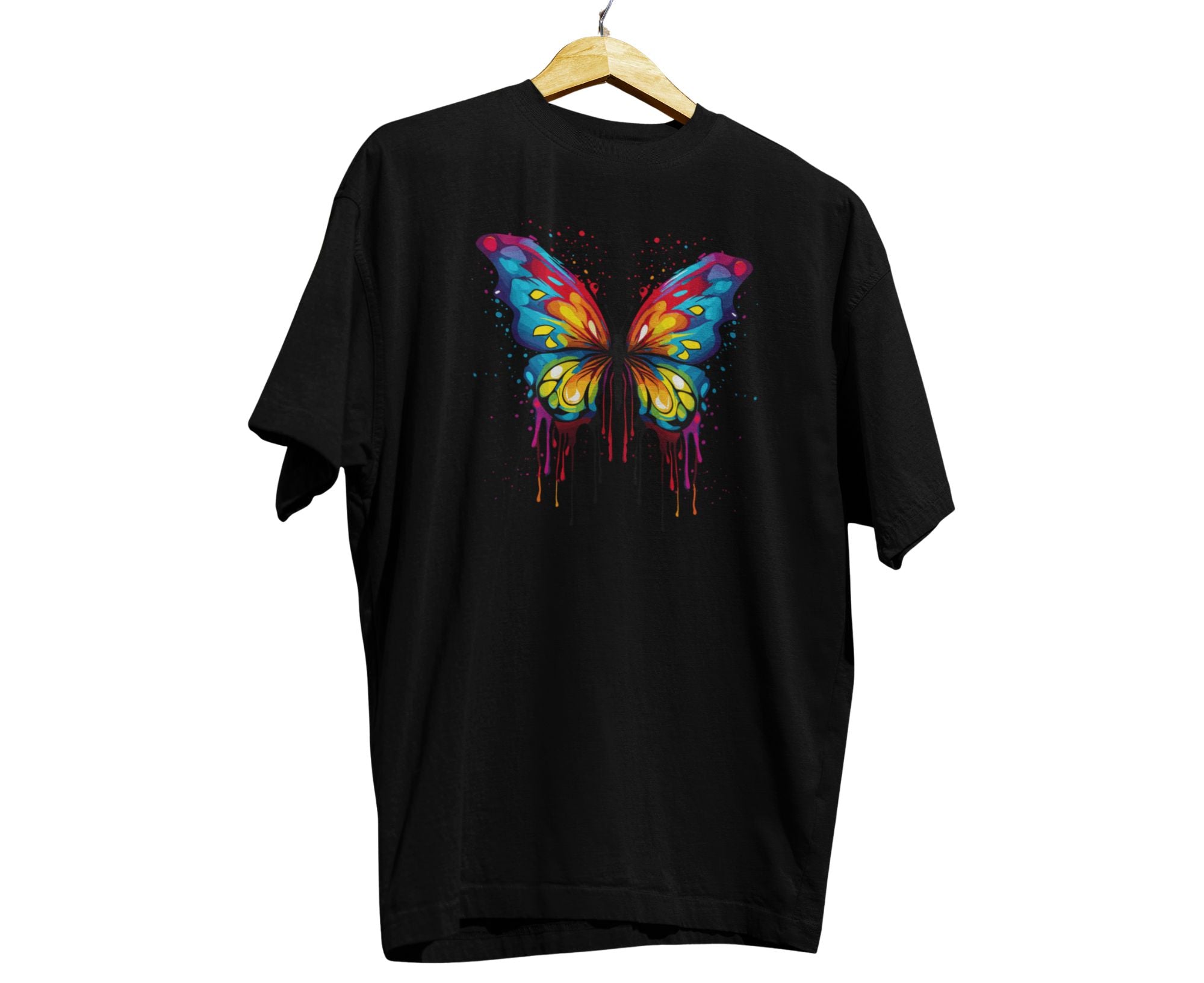 CBT | Colorburst Butterfly T-Shirt Black