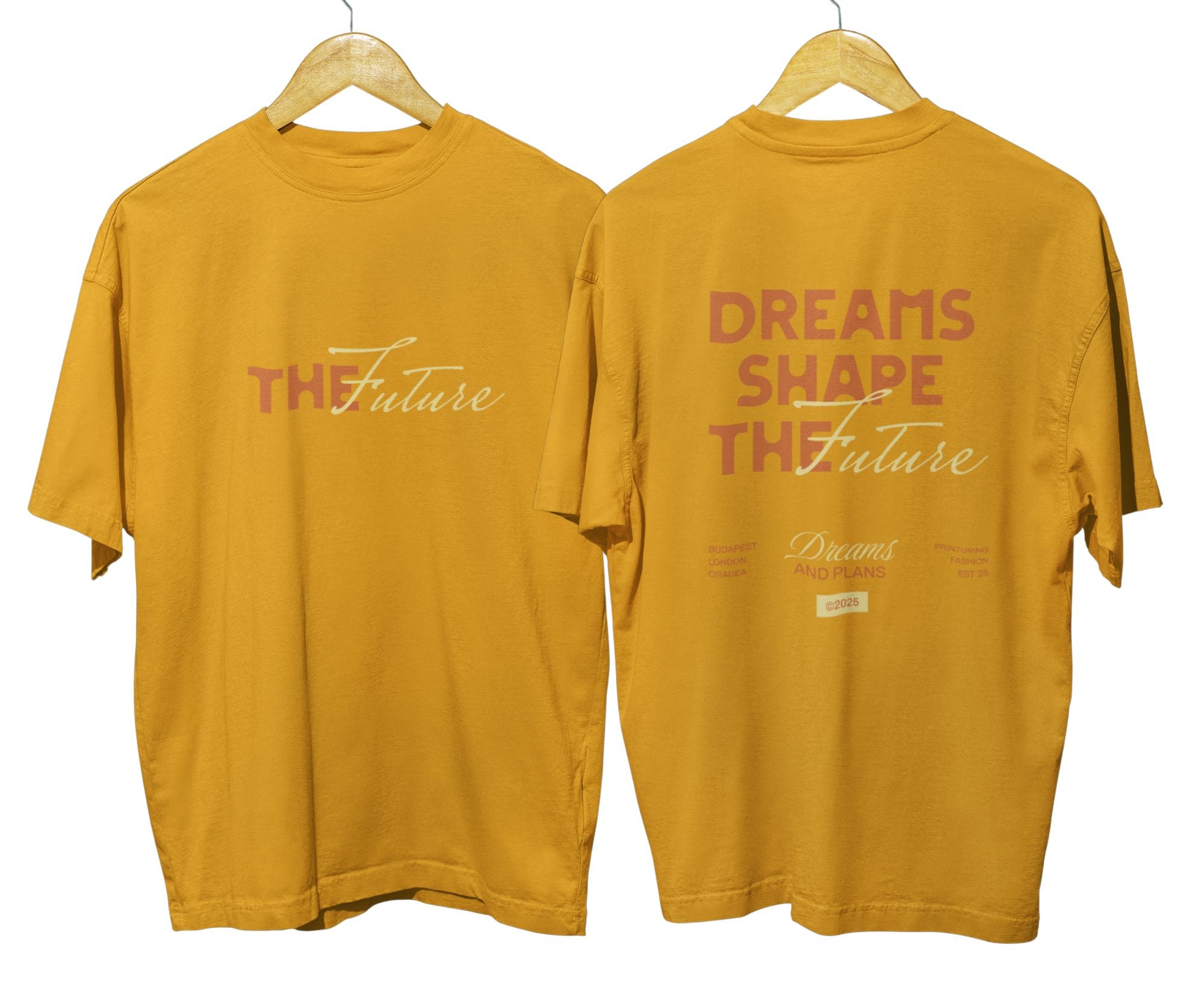 DSTFT | Dreams Shape The Future T-Shirt Gold