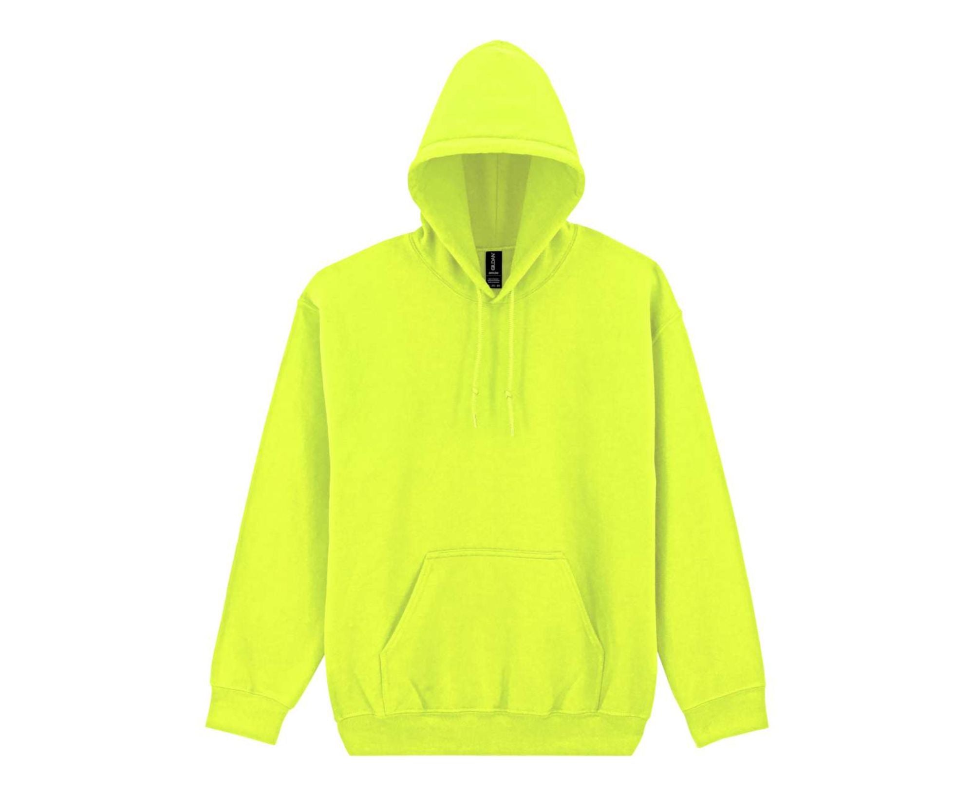 GI12500 | Dryblend® Adult Hoodie Safety Green
