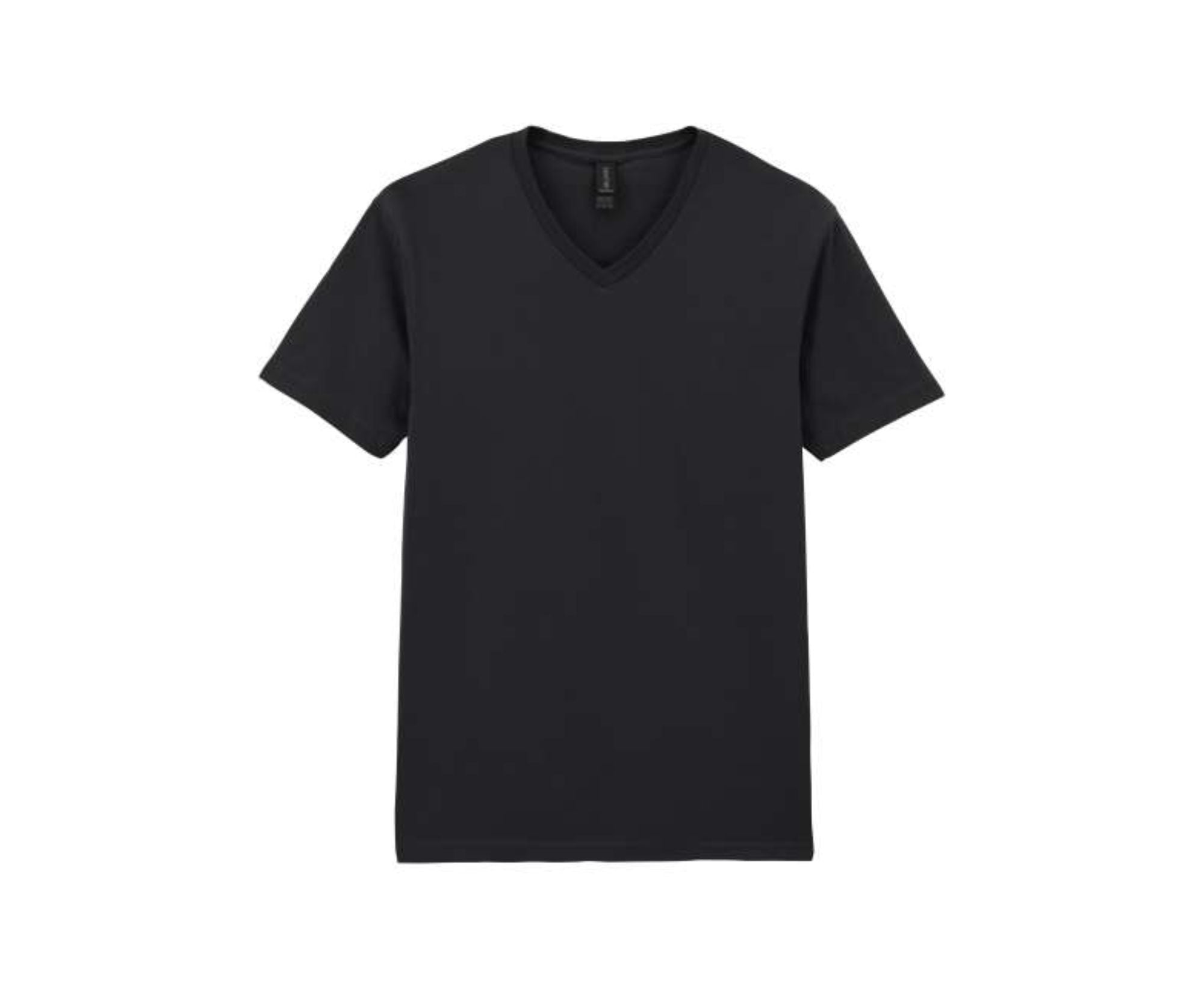 GI64V00 | Softatyle® Adult V-Neck T-Shirt Black