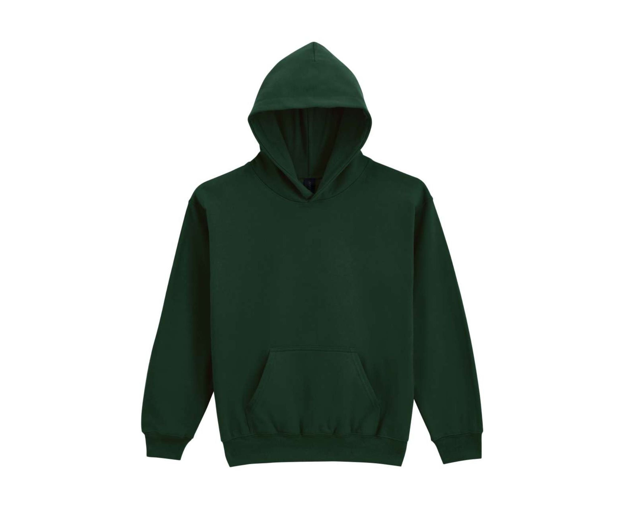 GIBSF500 | Softstyle® Midweight Kids Hoodie Forest Green