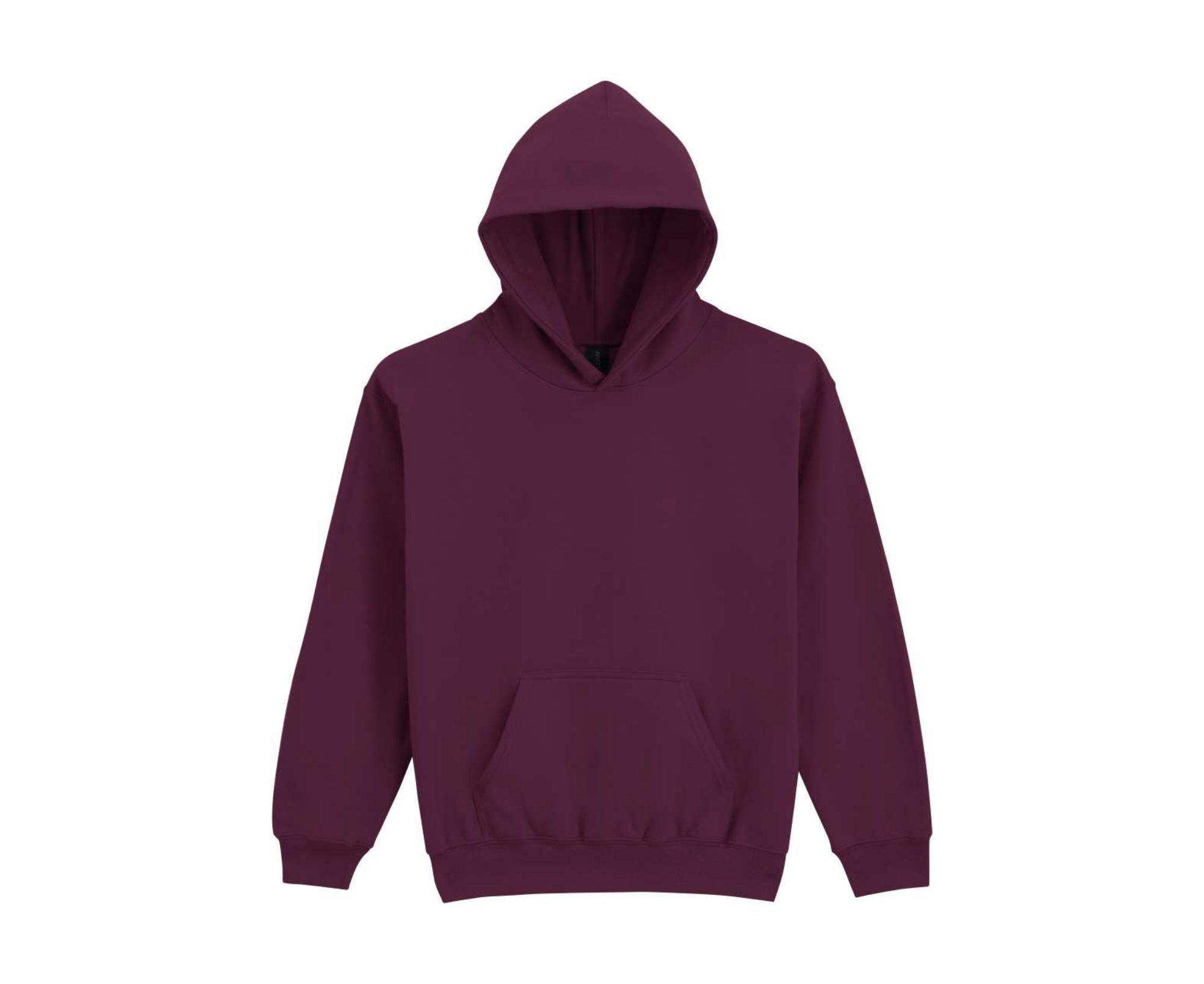 GIBSF500 | Softstyle® Midweight Kids Hoodie Maroon