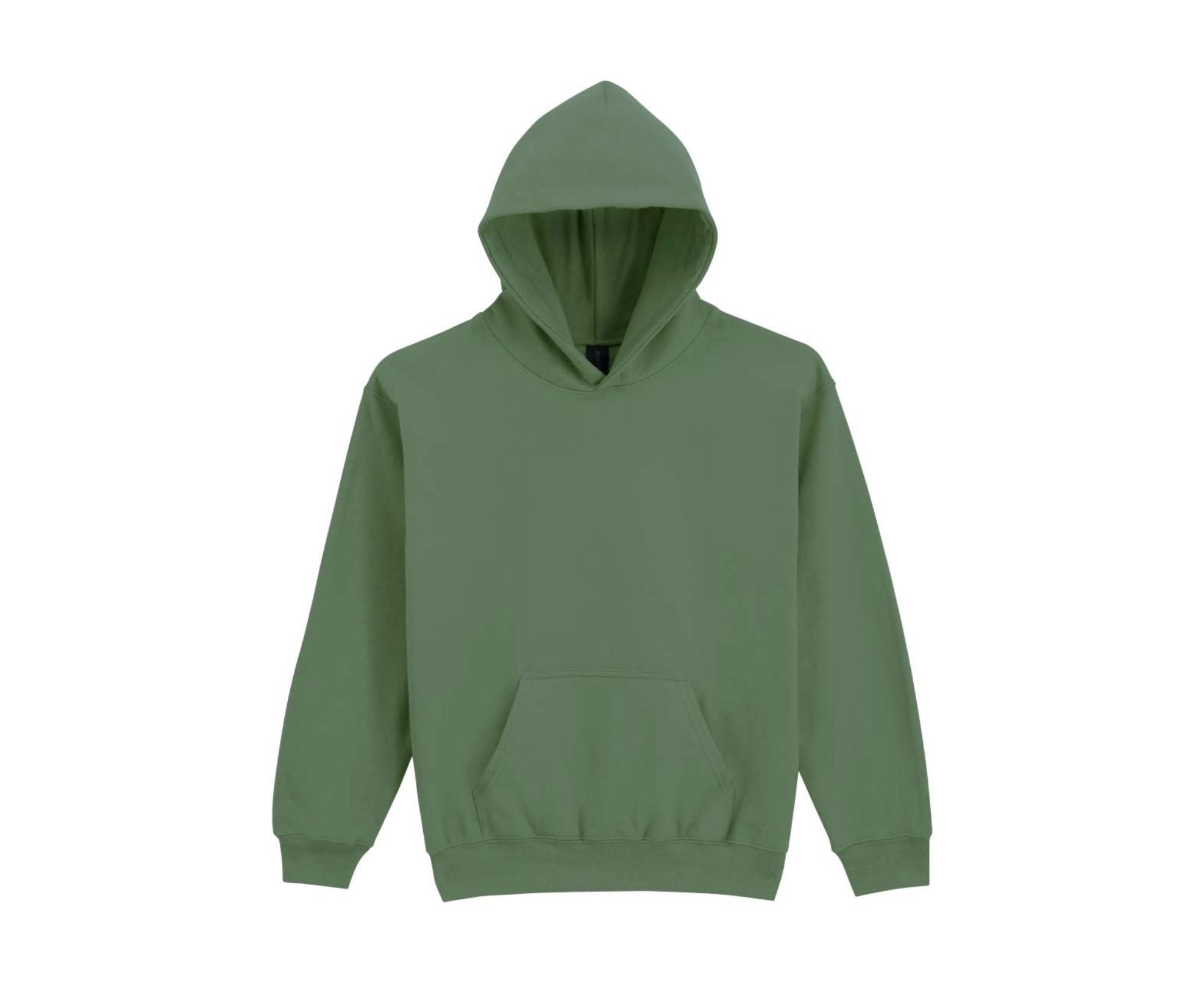 GIBSF500 | Softstyle® Midweight Kids Hoodie Military Green