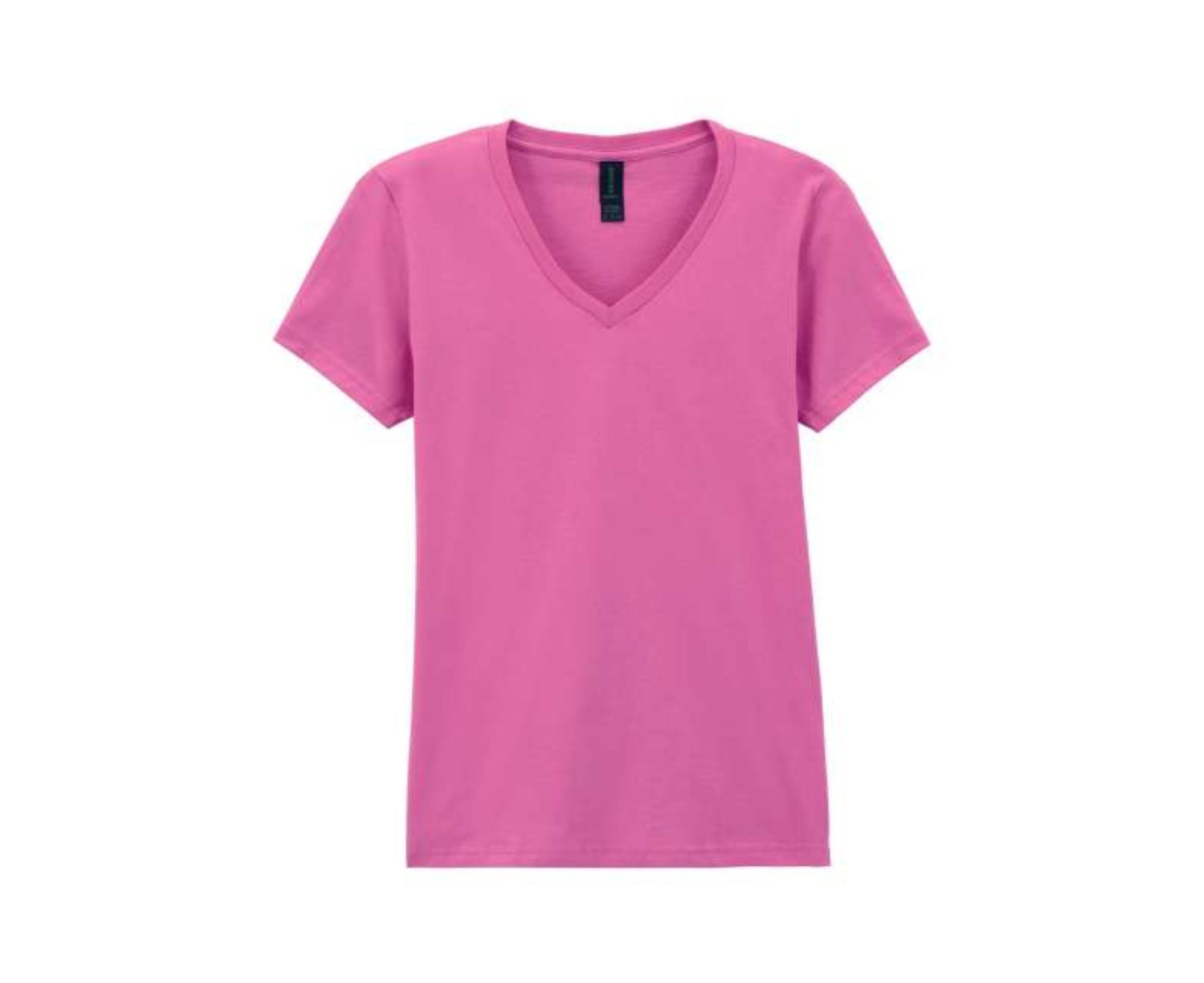 GIL64V00 | Softatyle® Ladies' V-Neck T-Shirt Azalea
