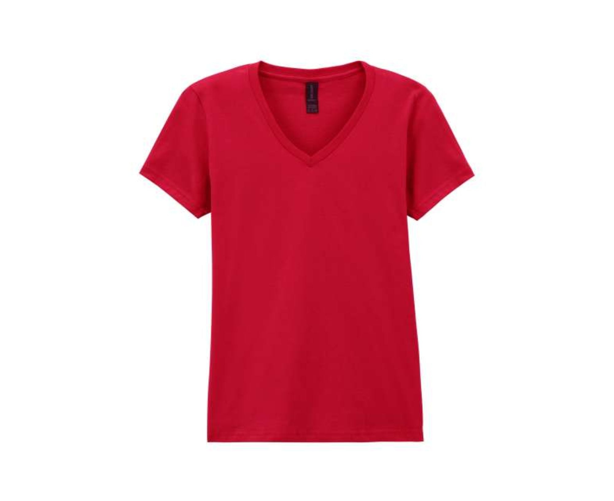 GIL64V00 | Softatyle® Ladies' V-Neck T-Shirt Cherry Red