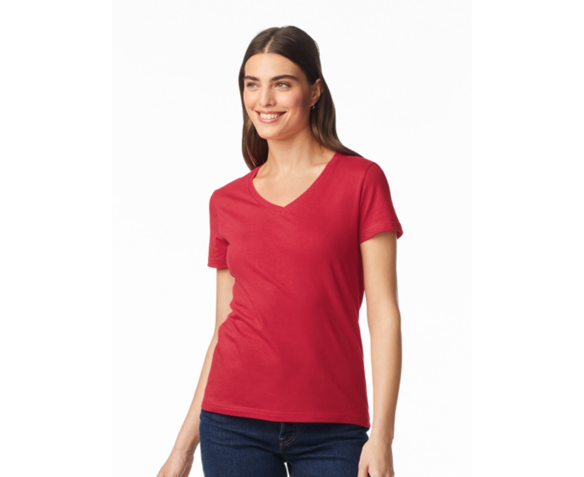 GIL64V00 | Softatyle® Ladies' V-Neck T-Shirt