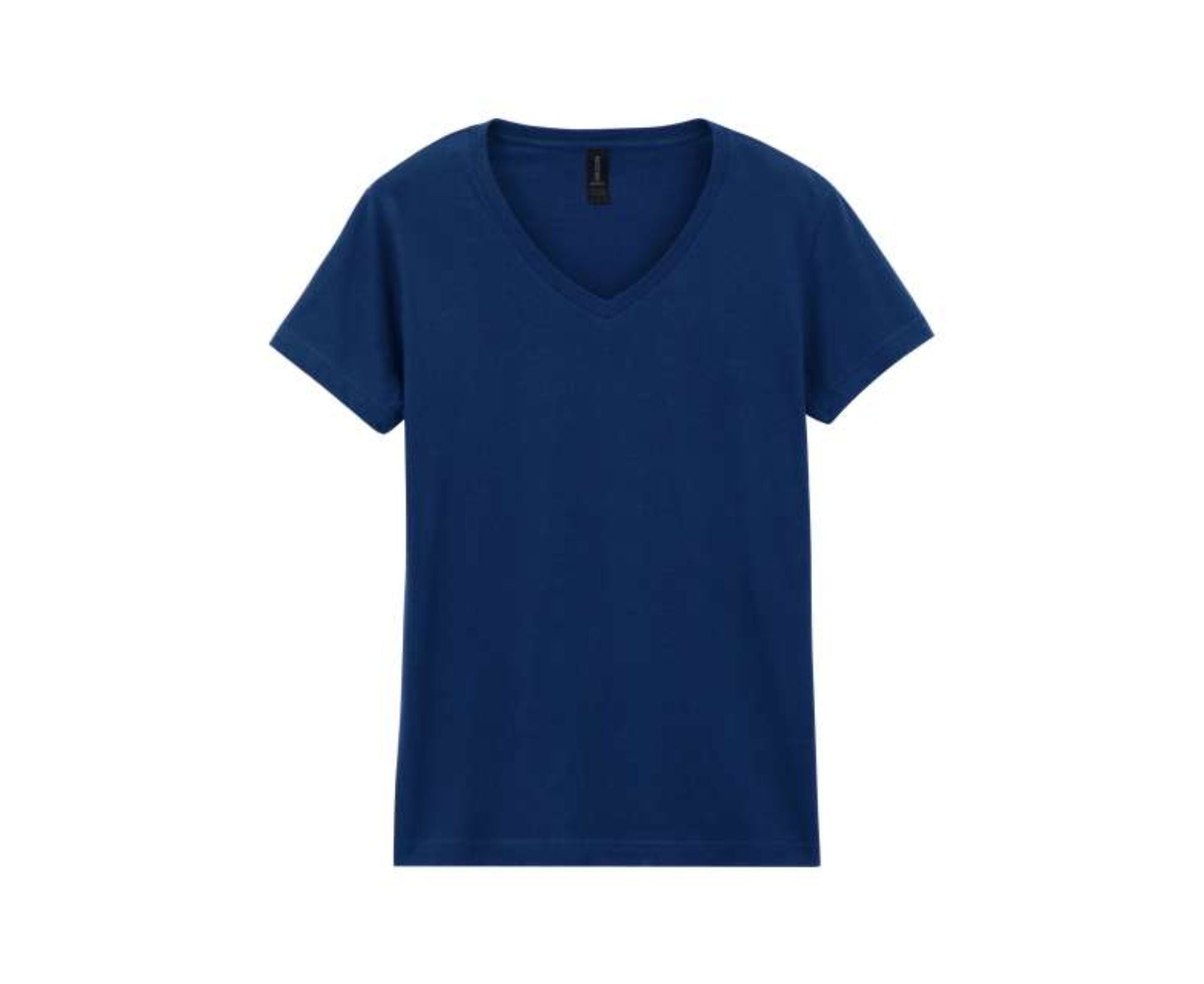 GIL64V00 | Softatyle® Ladies' V-Neck T-Shirt Navy