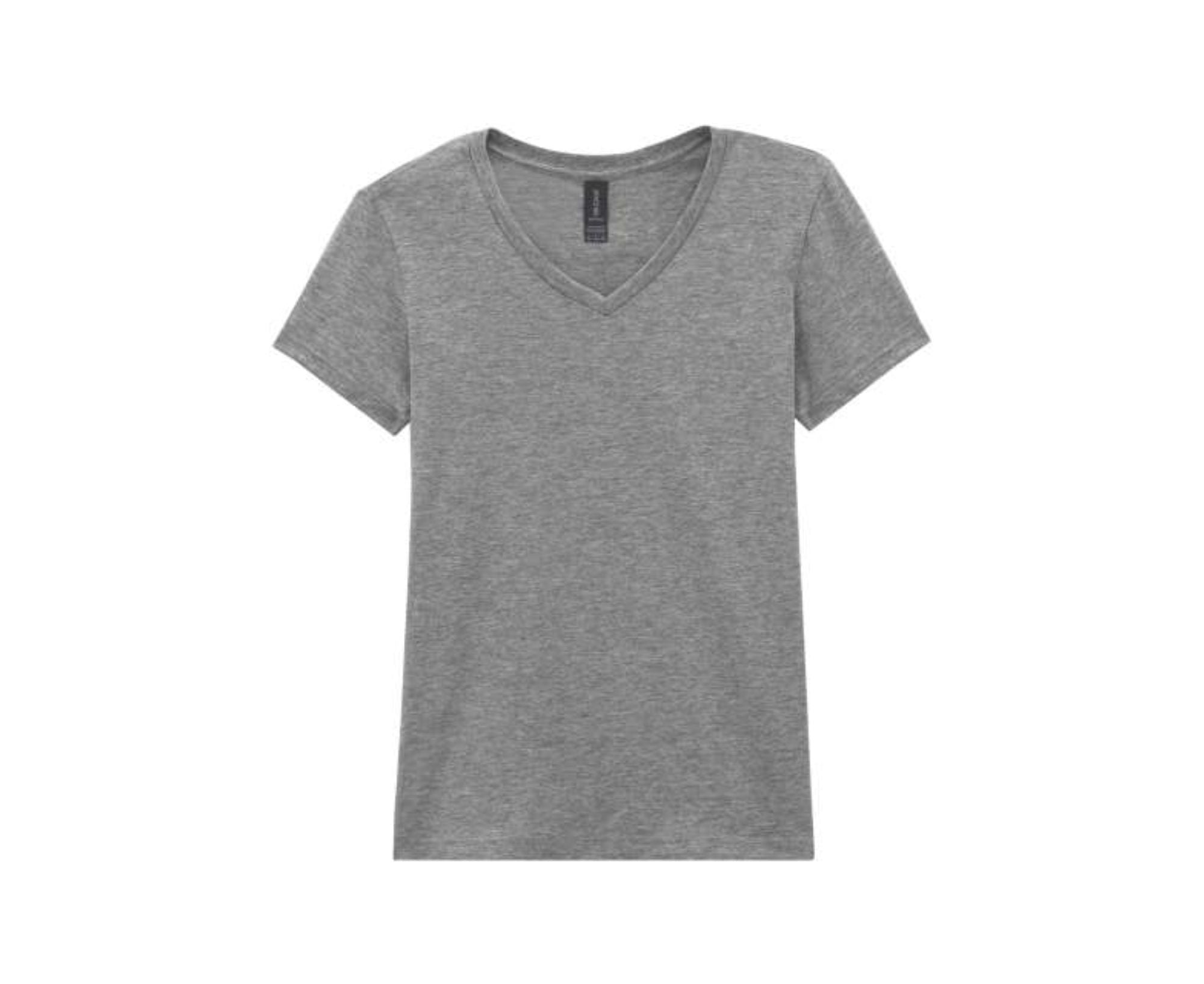 GIL64V00 | Softatyle® Ladies' V-Neck T-Shirt RS Sport Grey