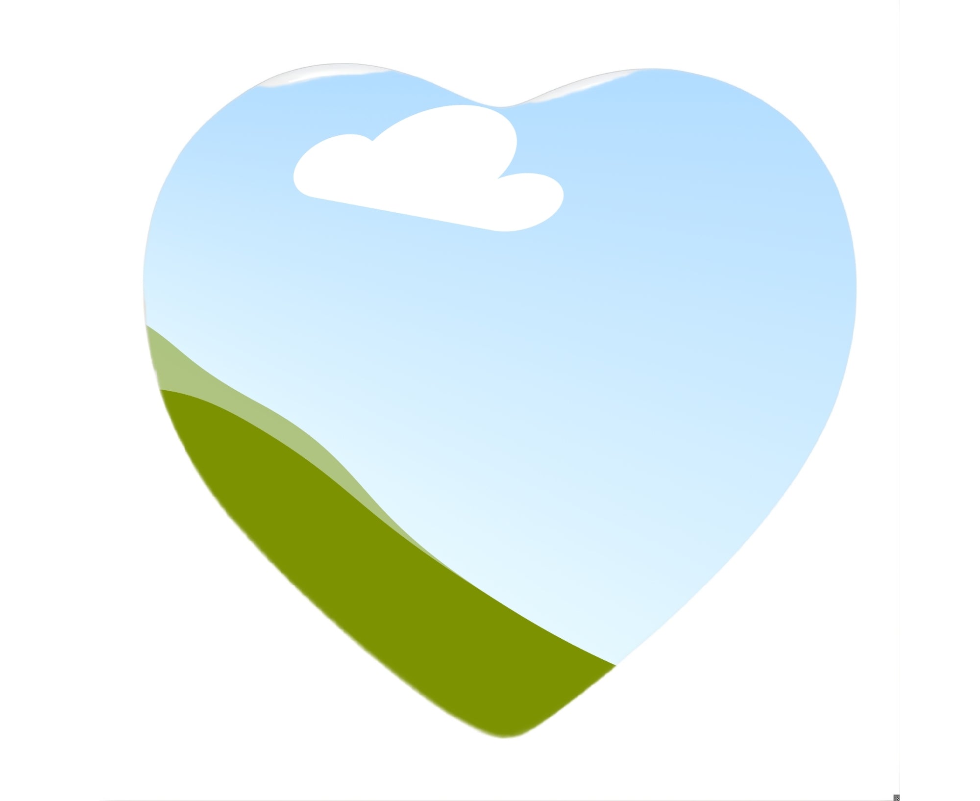 GPSCHO | Sublimation Ceramic Heart Ornament - 8 cm x 7.3 cm 8 cm x 7.3 cm