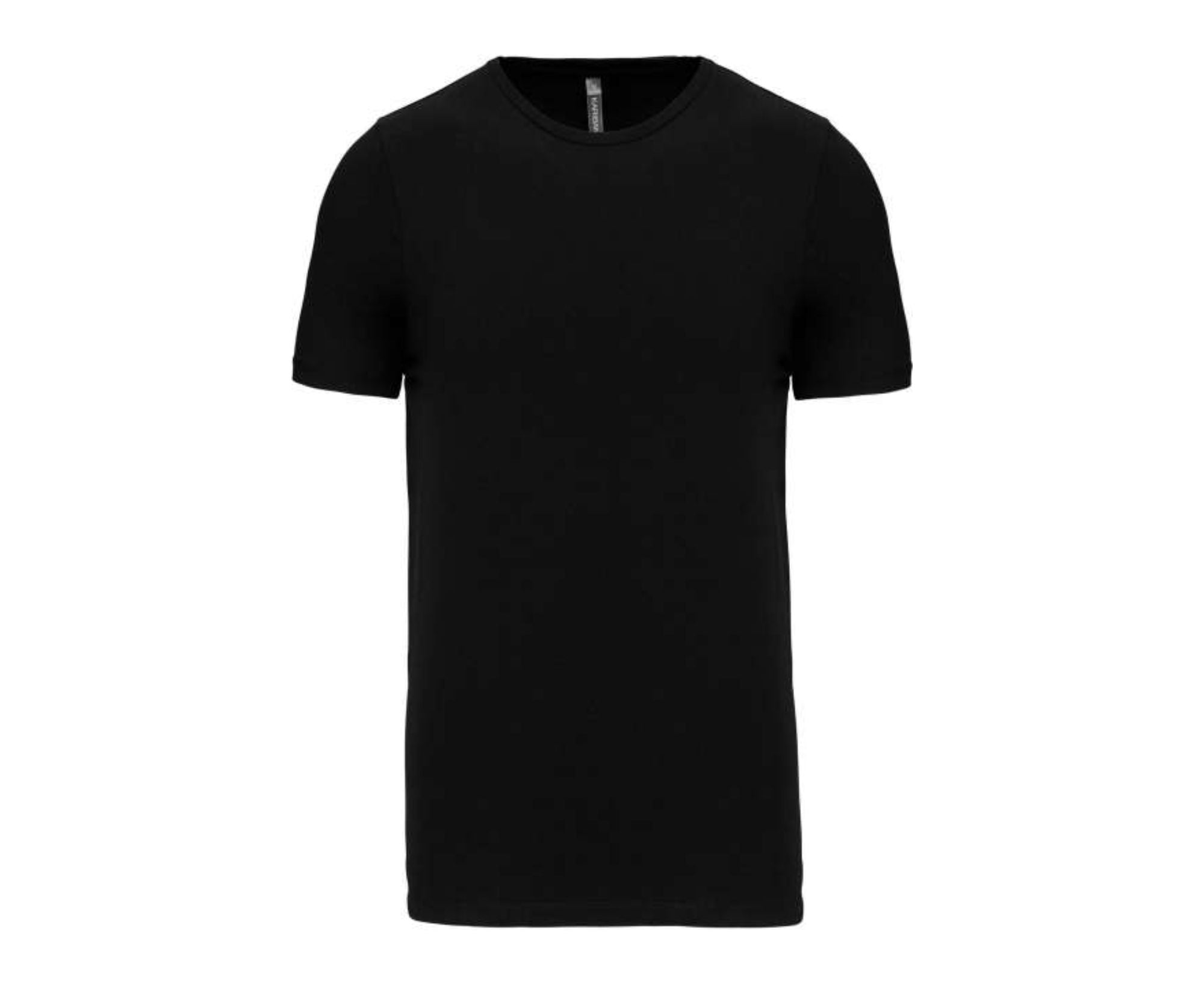 KA3012 | Men's Short-Sleeved Crew Neck T-Shirt Black