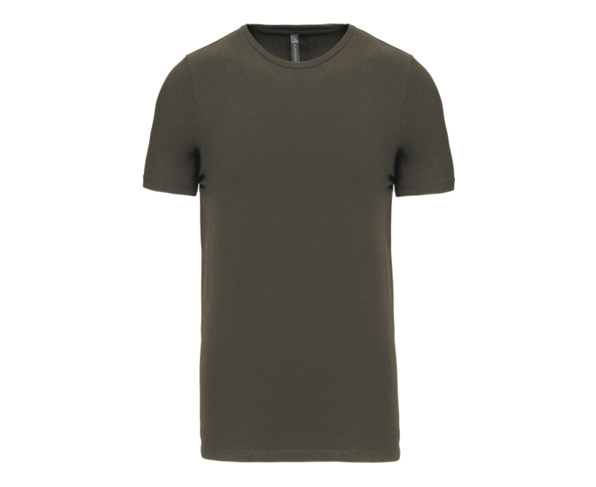 KA3012 | Men's Short-Sleeved Crew Neck T-Shirt Dark Khaki