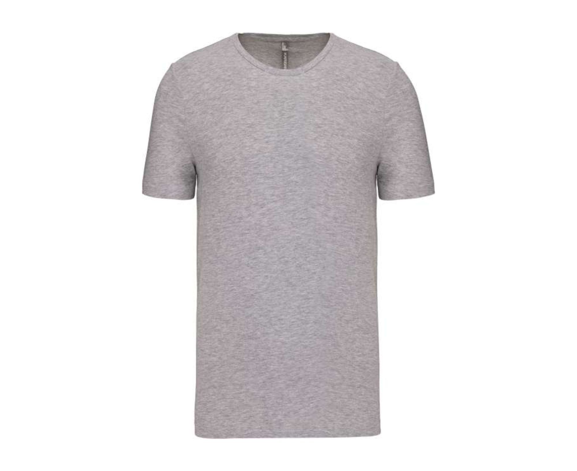KA3012 | Men's Short-Sleeved Crew Neck T-Shirt Light Grey Heather