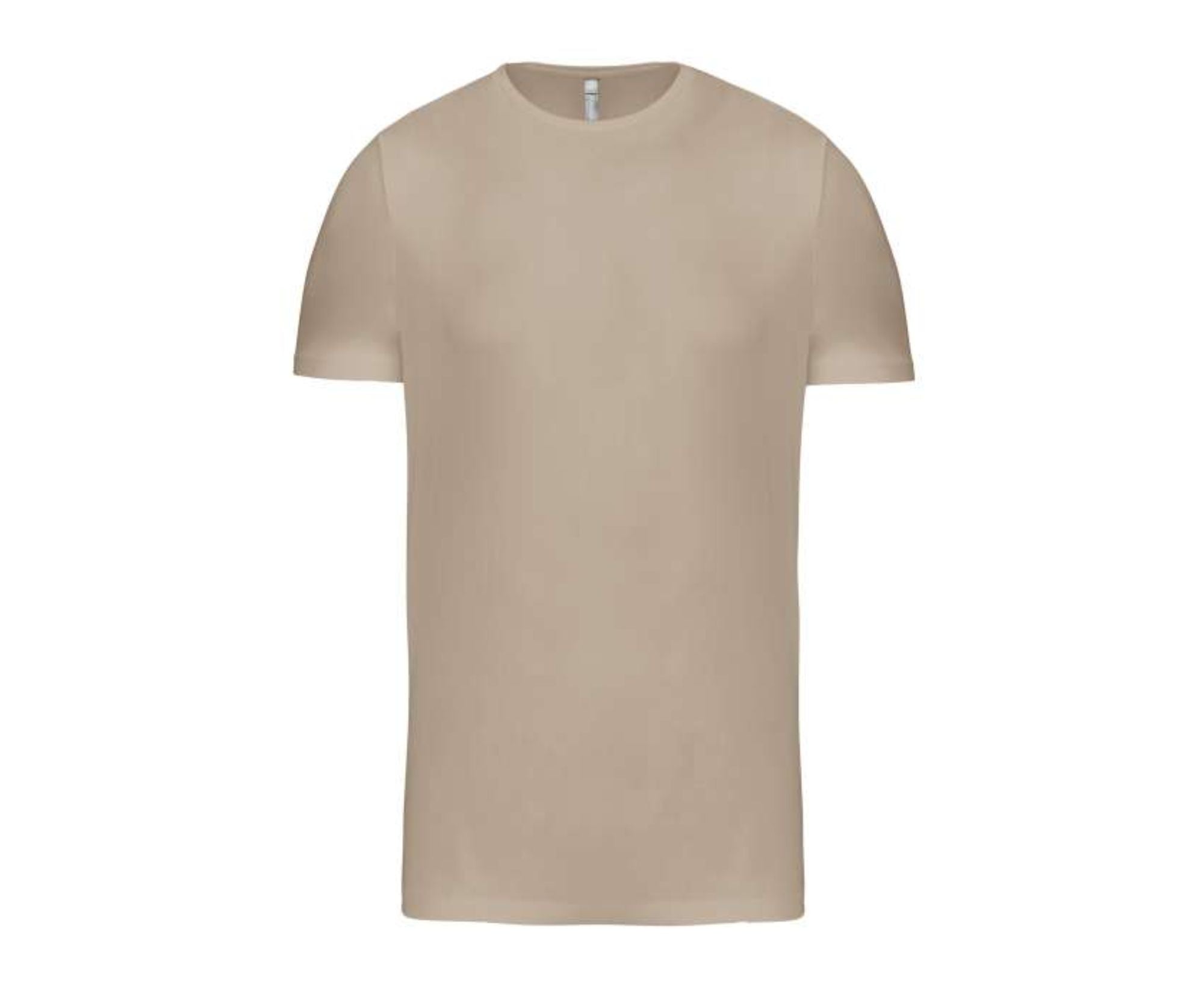 KA3012 | Men's Short-Sleeved Crew Neck T-Shirt Light Sand
