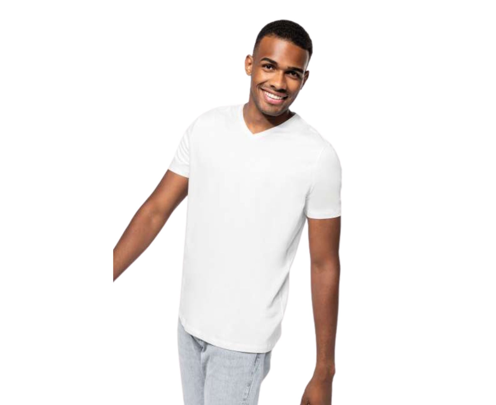 KA3014 | Men's Short-Sleeved V-Neck T-Shirt
