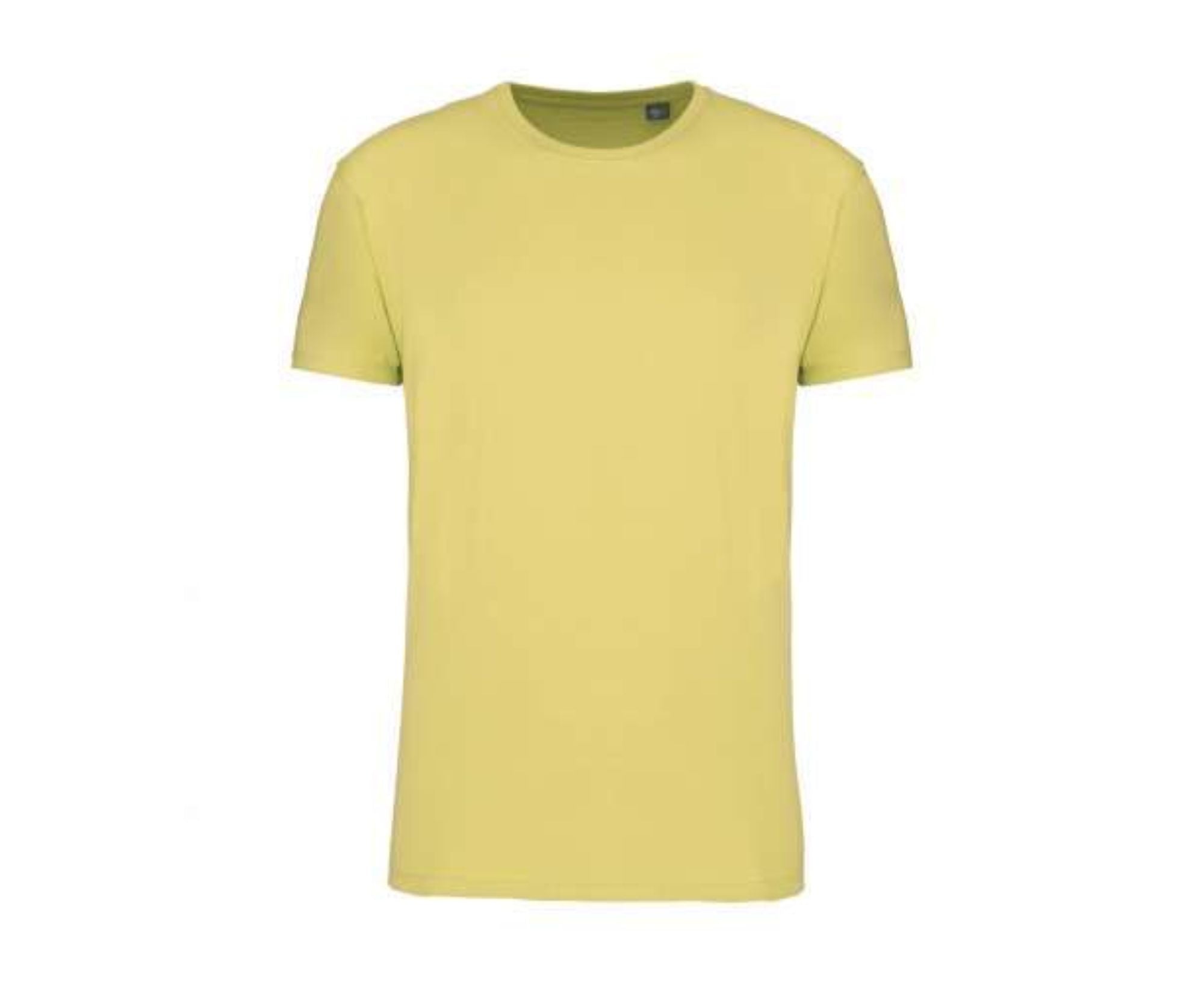 KA3032IC | Organic 190IC Crew Neck T-Shirt Lemon Yellow