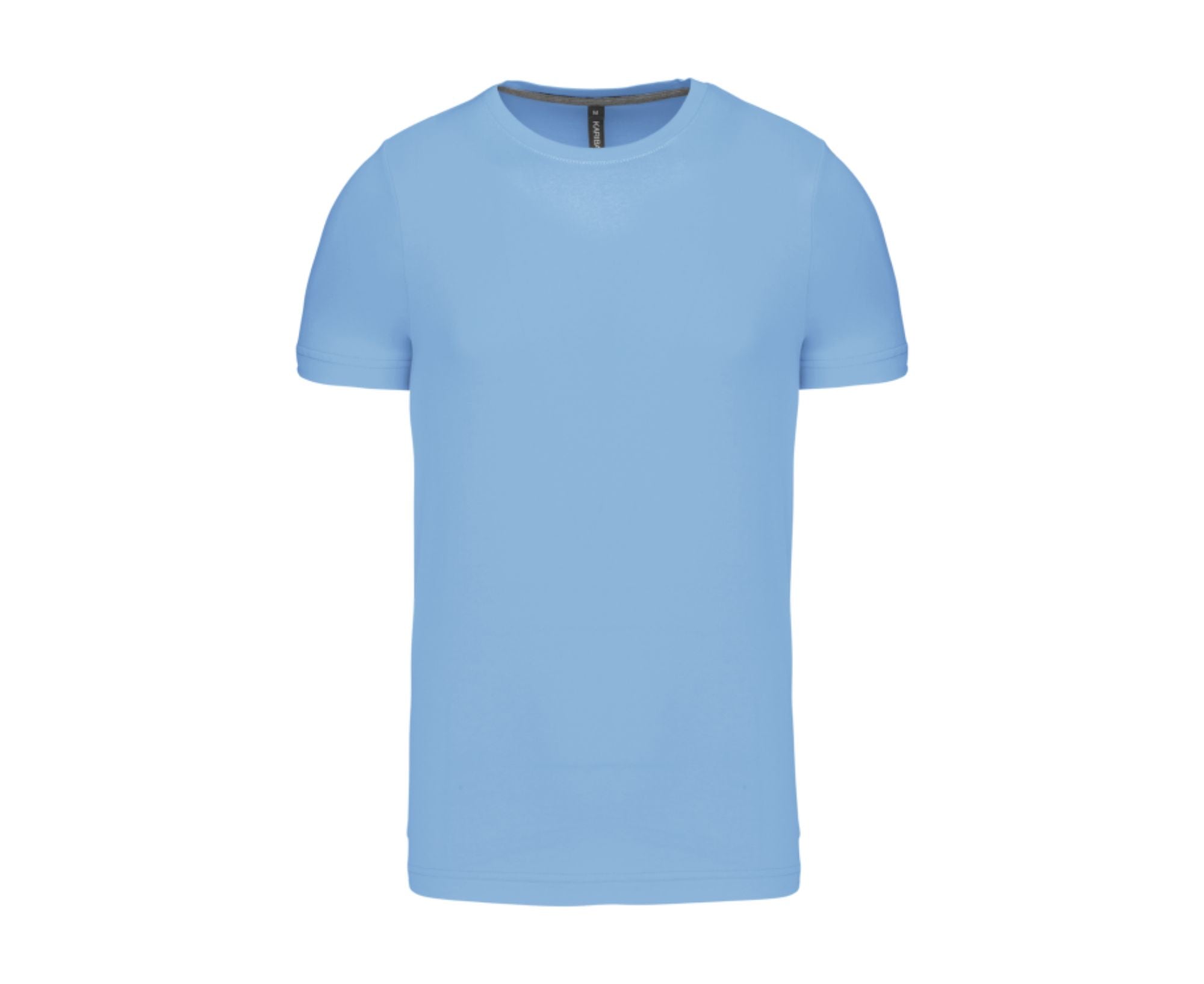 KA356 | Short-Sleeved Crew Neck T-Shirt Sky Blue