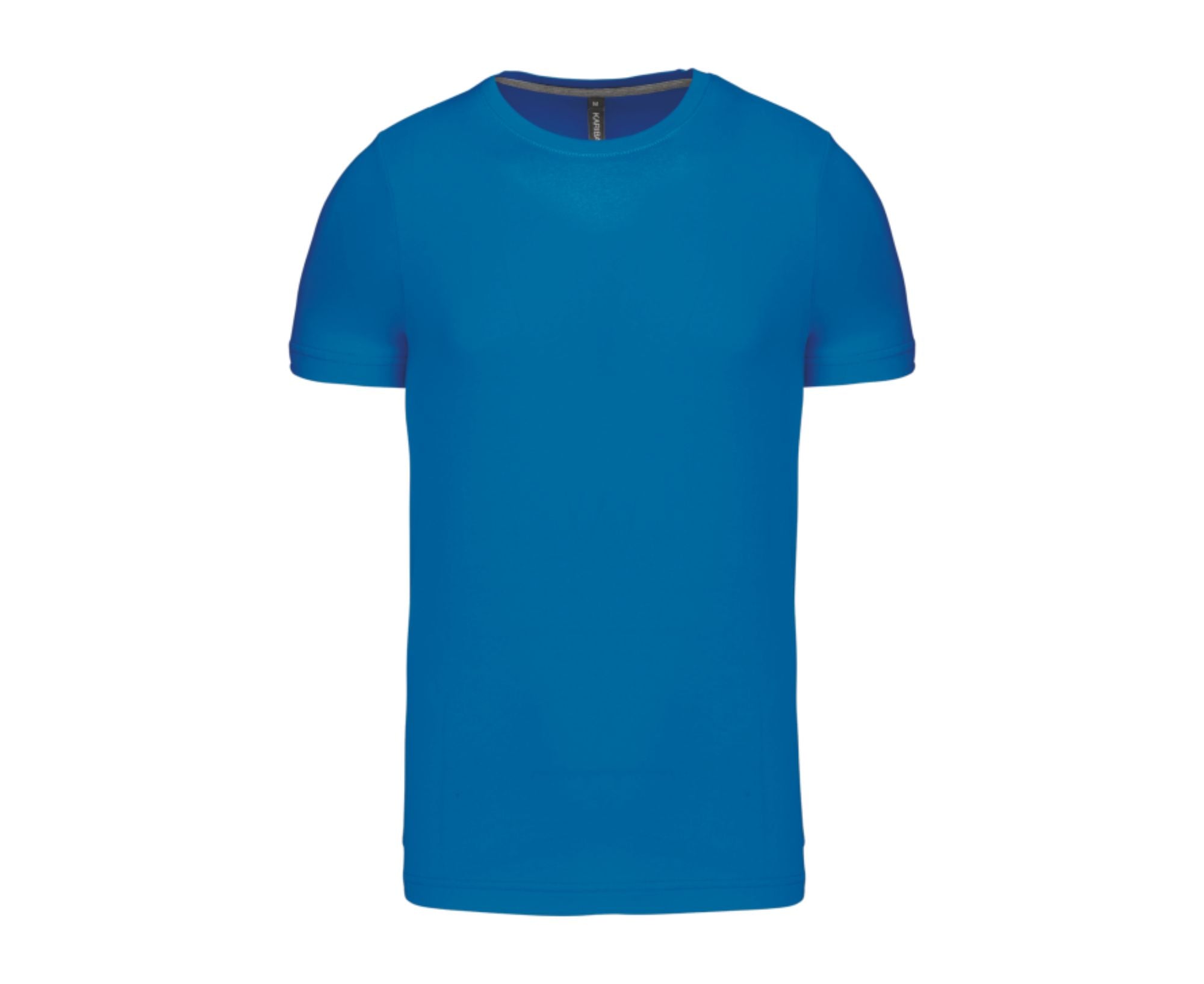 KA356 | Short-Sleeved Crew Neck T-Shirt Tropical Blue