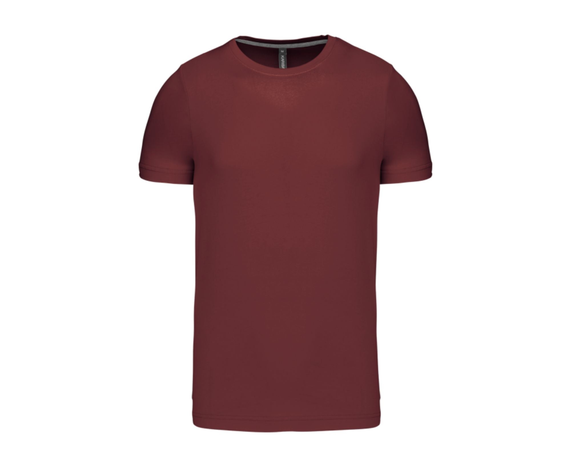 KA356 | Short-Sleeved Crew Neck T-Shirt Wine