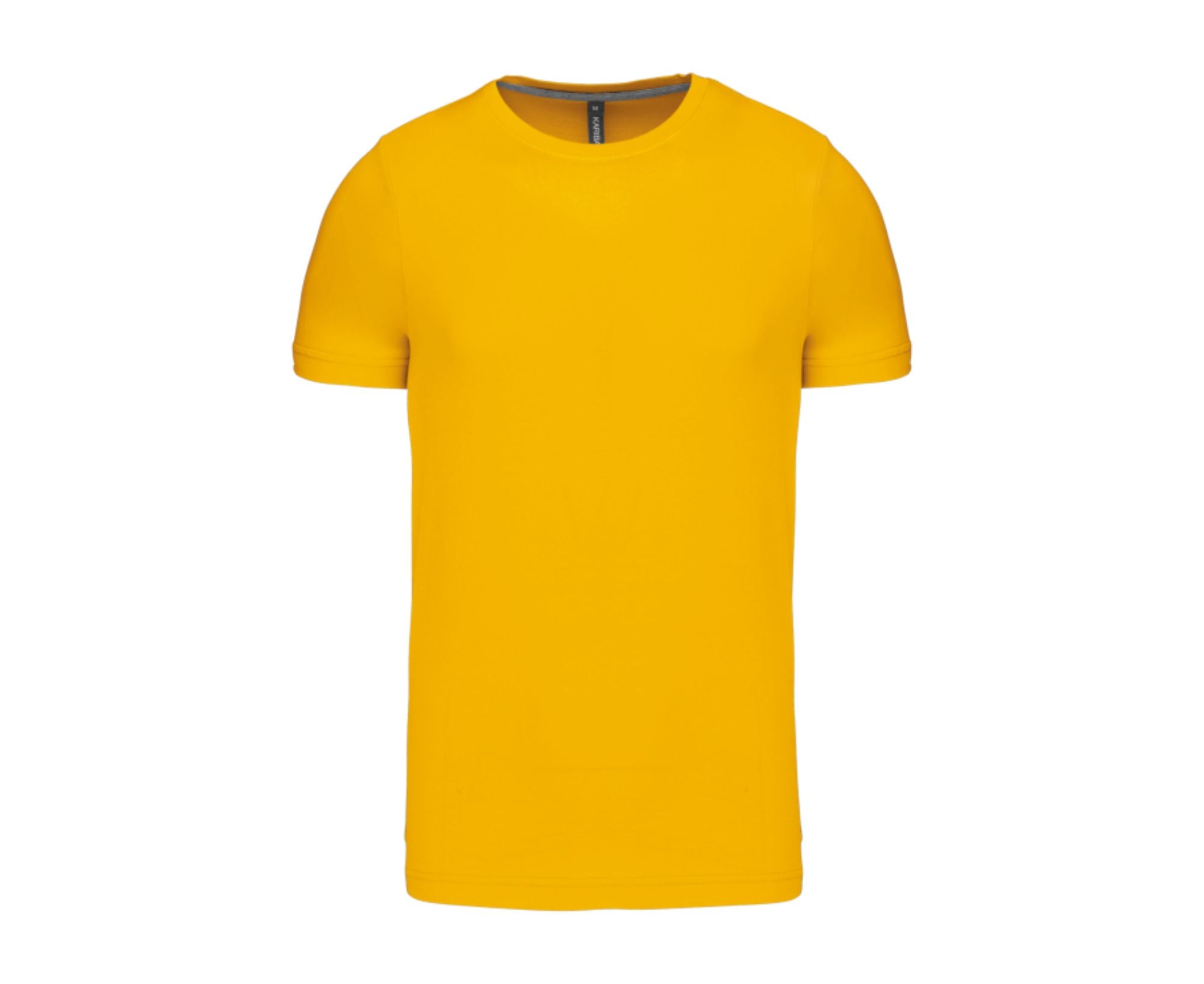 KA356 | Short-Sleeved Crew Neck T-Shirt Yellow