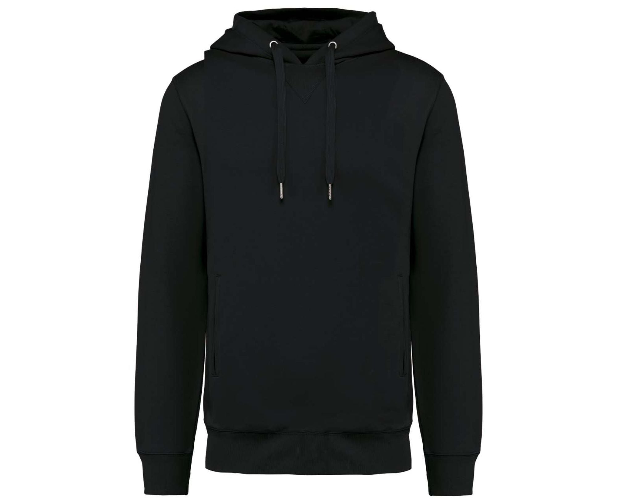 KA4009 | Unisex Eco-Friendly French Terry Hoodie Black