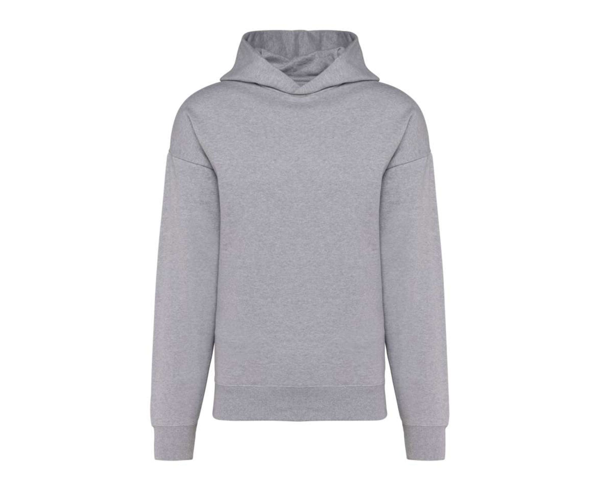 KA4018 | Unisex Oversized Fleece Hoodie Oxford Grey