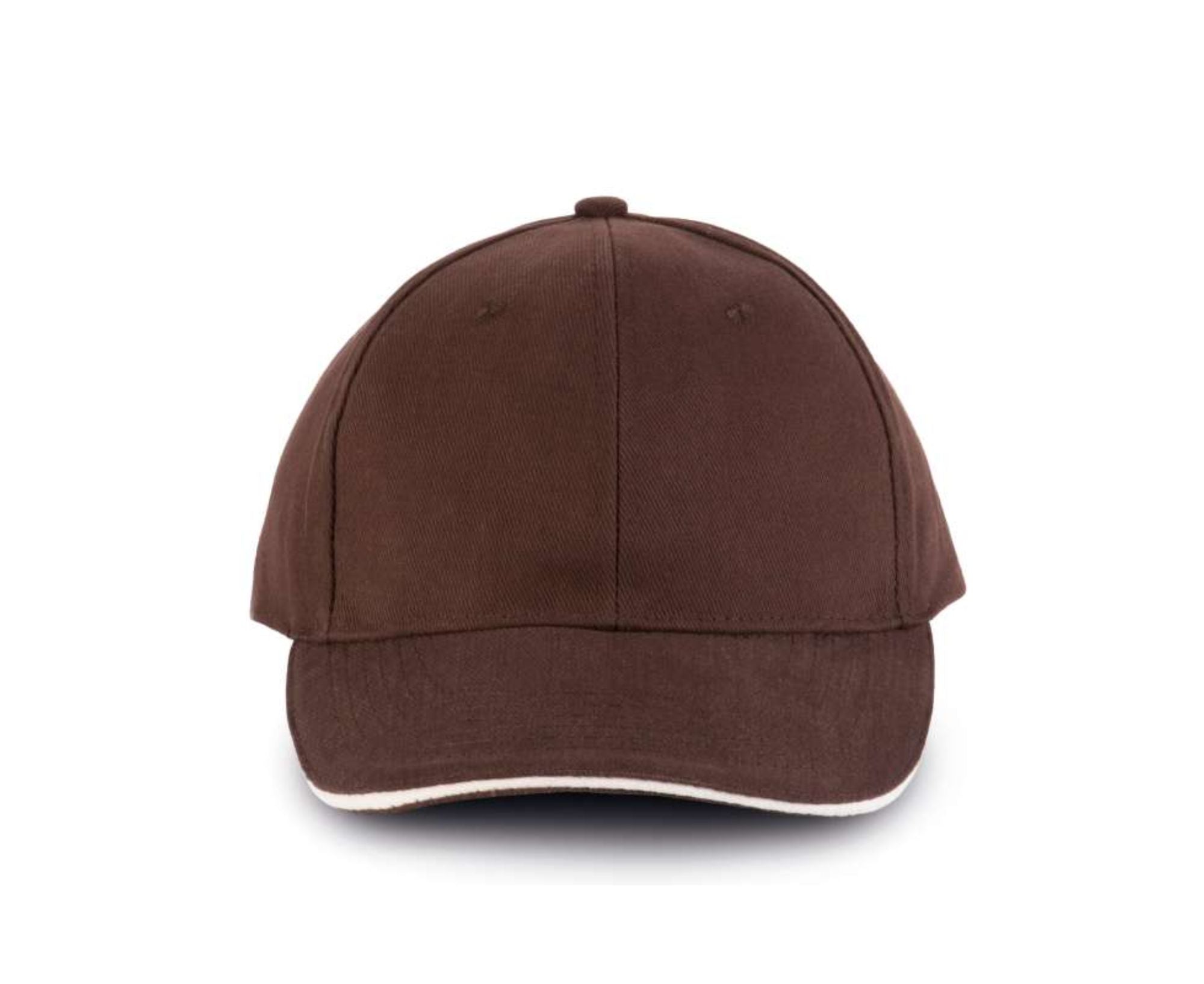 KP011 | 6 Panels Orlando Cap Chocolate | Beige