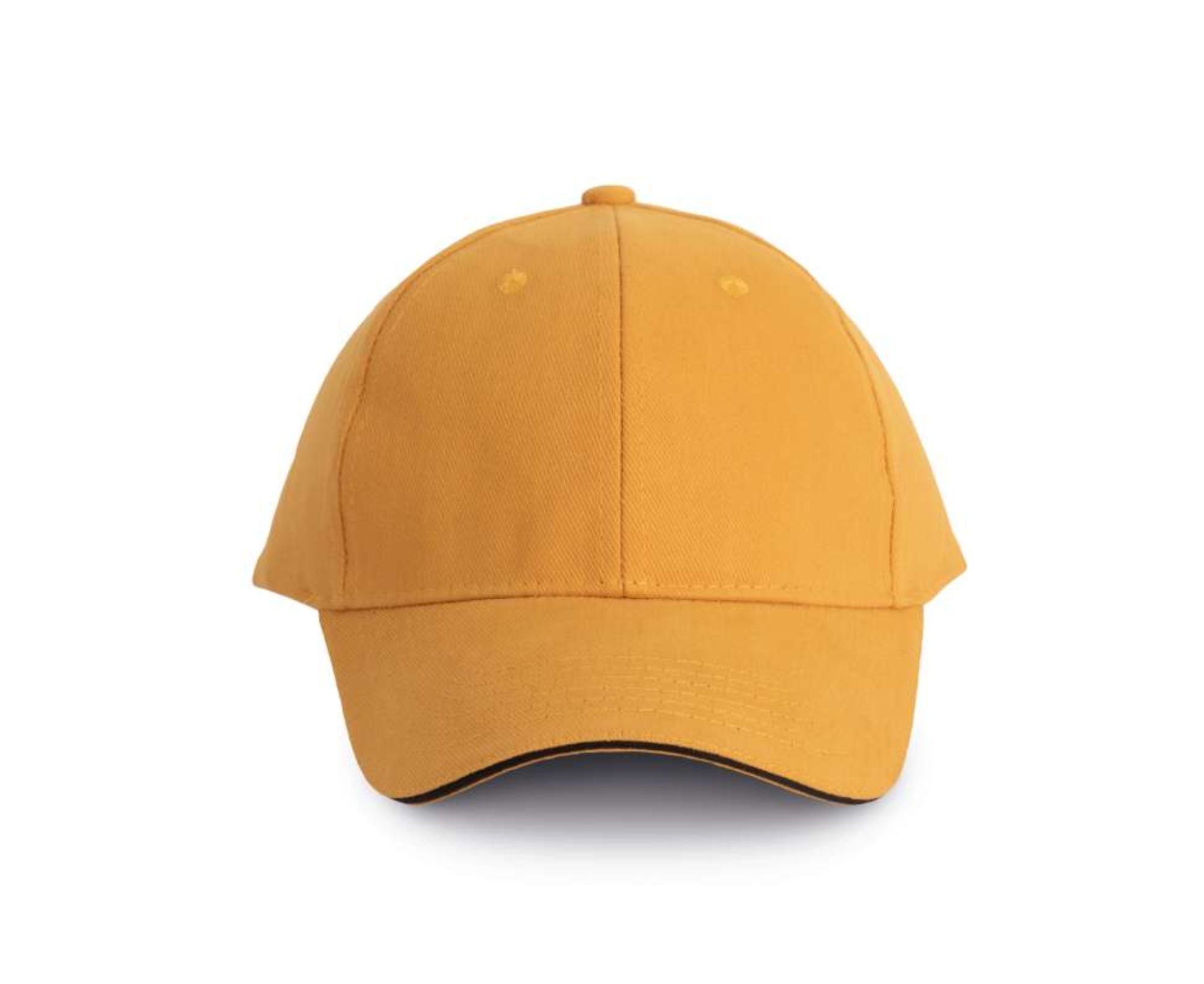 KP011 | 6 Panels Orlando Cap Cumin Yellow | Dark Grey