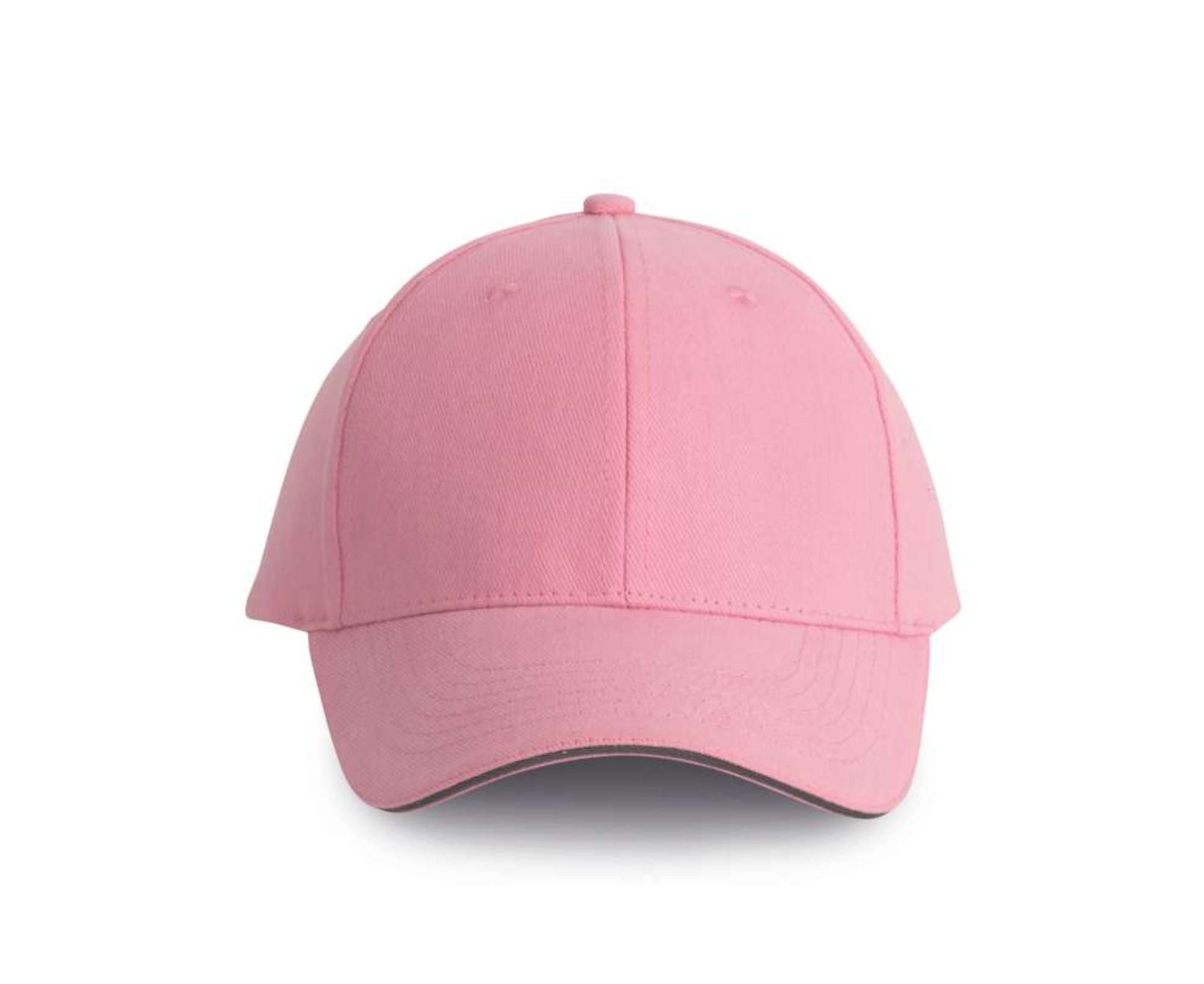 KP011 | 6 Panels Orlando Cap Dark Pink | Slate Grey