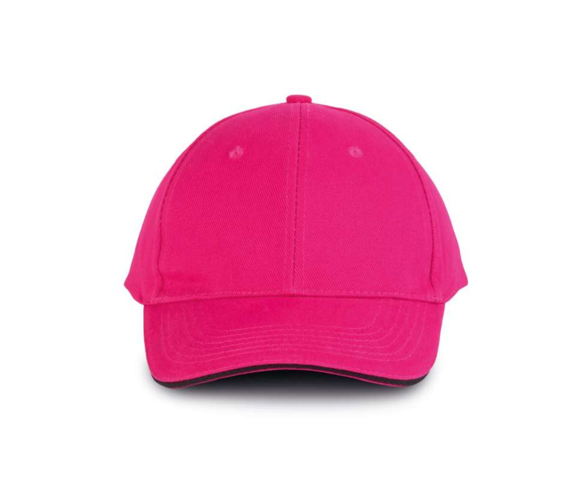 KP011 | 6 Panels Orlando Cap Fuchsia | Black