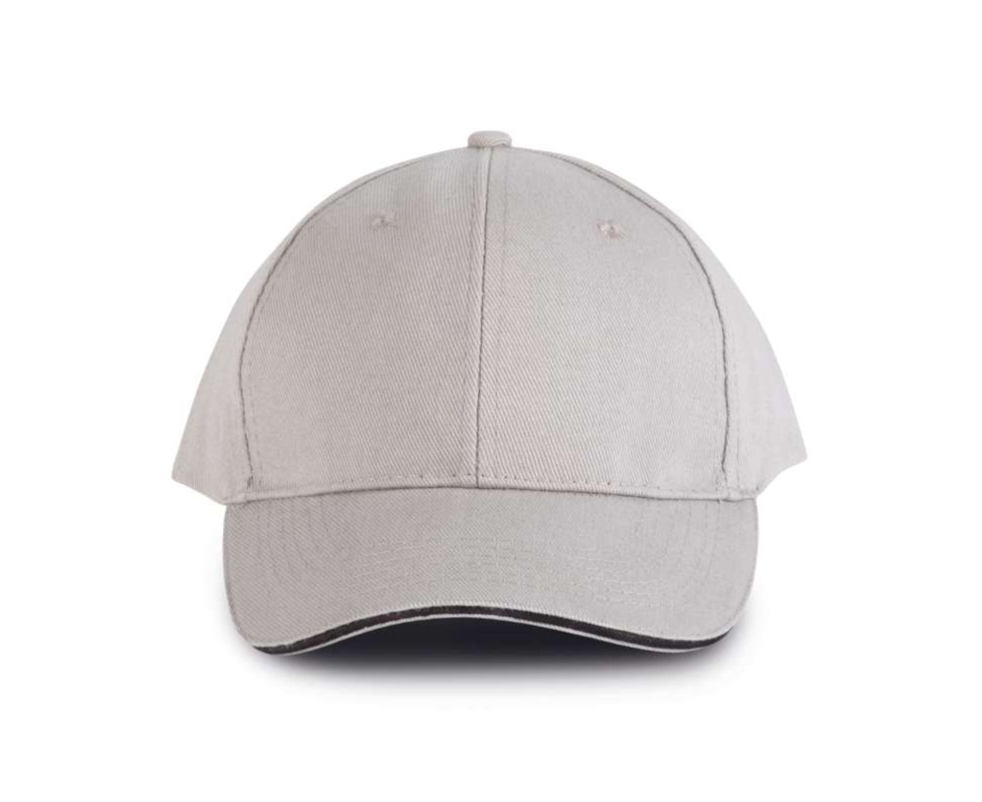 KP011 | 6 Panels Orlando Cap Light Grey | Dark Grey