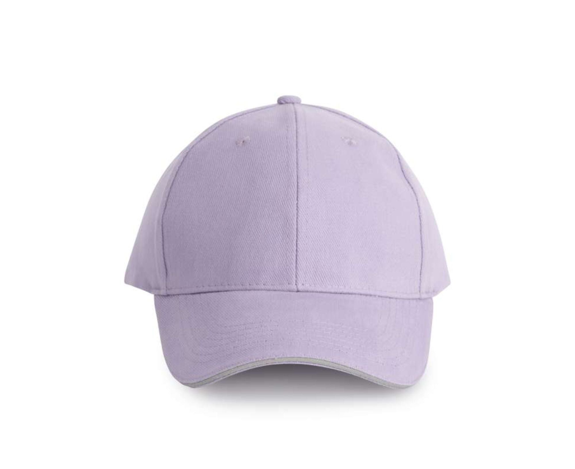 KP011 | 6 Panels Orlando Cap Light Violet | Light Grey