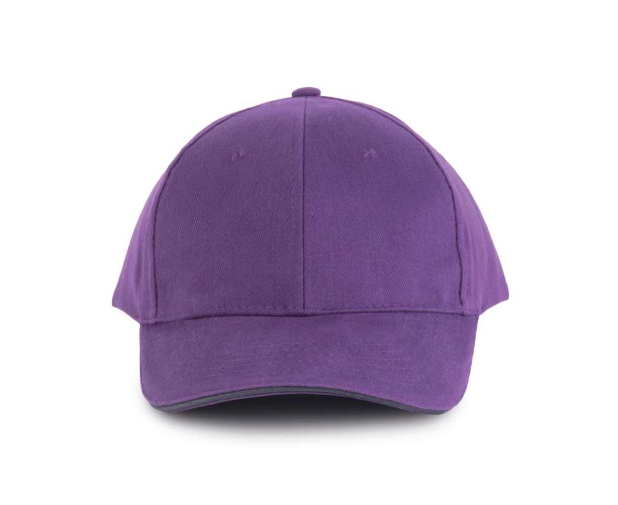 KP011 | 6 Panels Orlando Cap Purple | Dark Grey