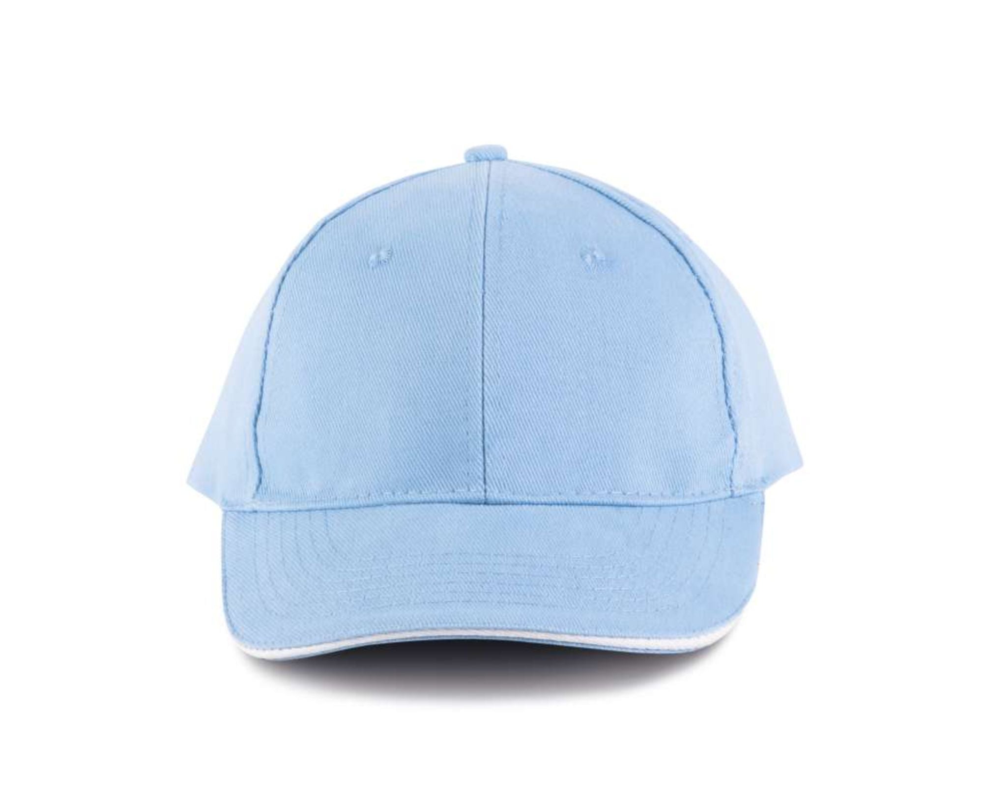 KP011 | 6 Panels Orlando Cap Sky Blue | White