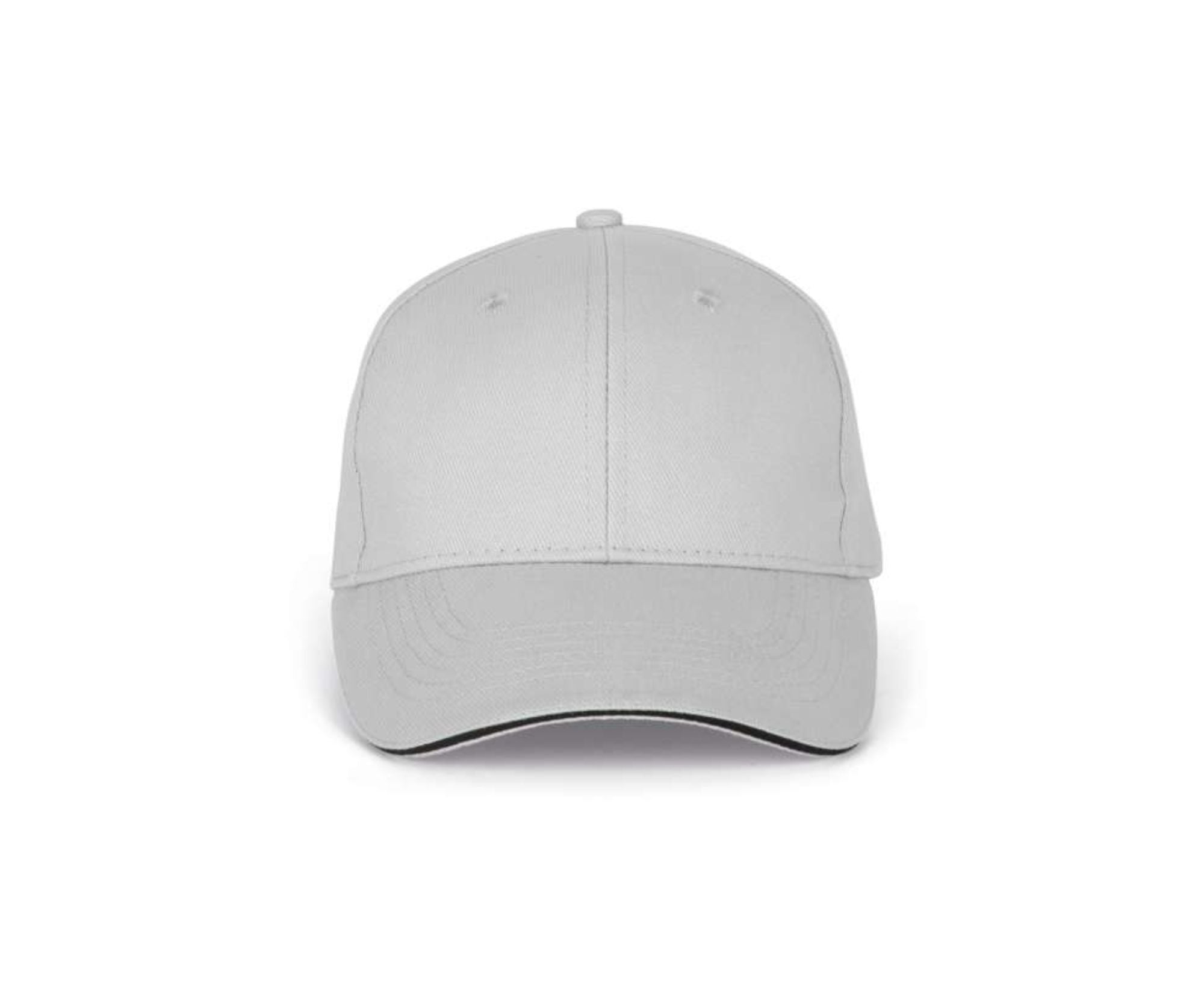 KP011 | 6 Panels Orlando Cap Snow Grey | Dark Grey