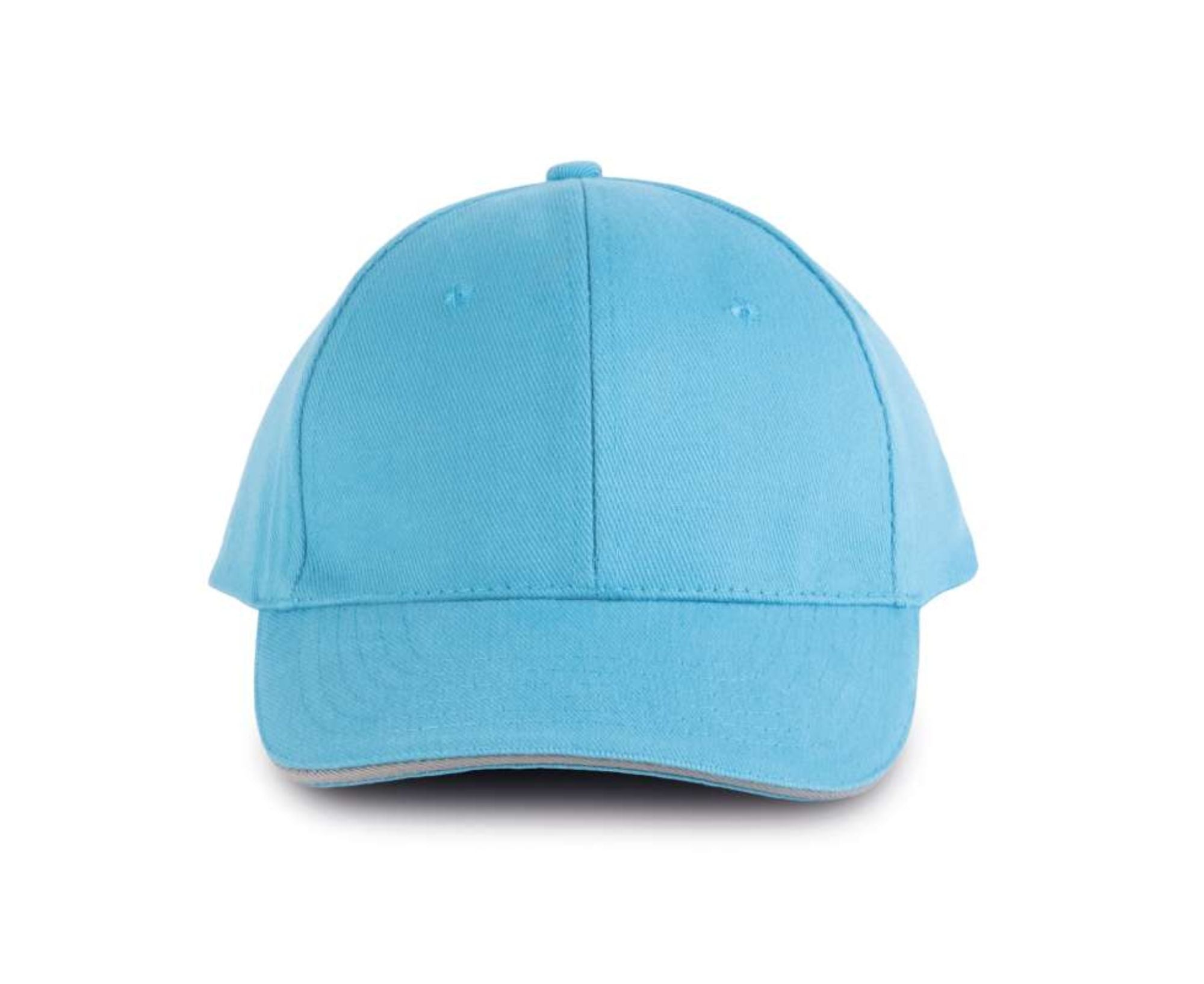 KP011 | 6 Panels Orlando Cap Surf Blue | Light Grey