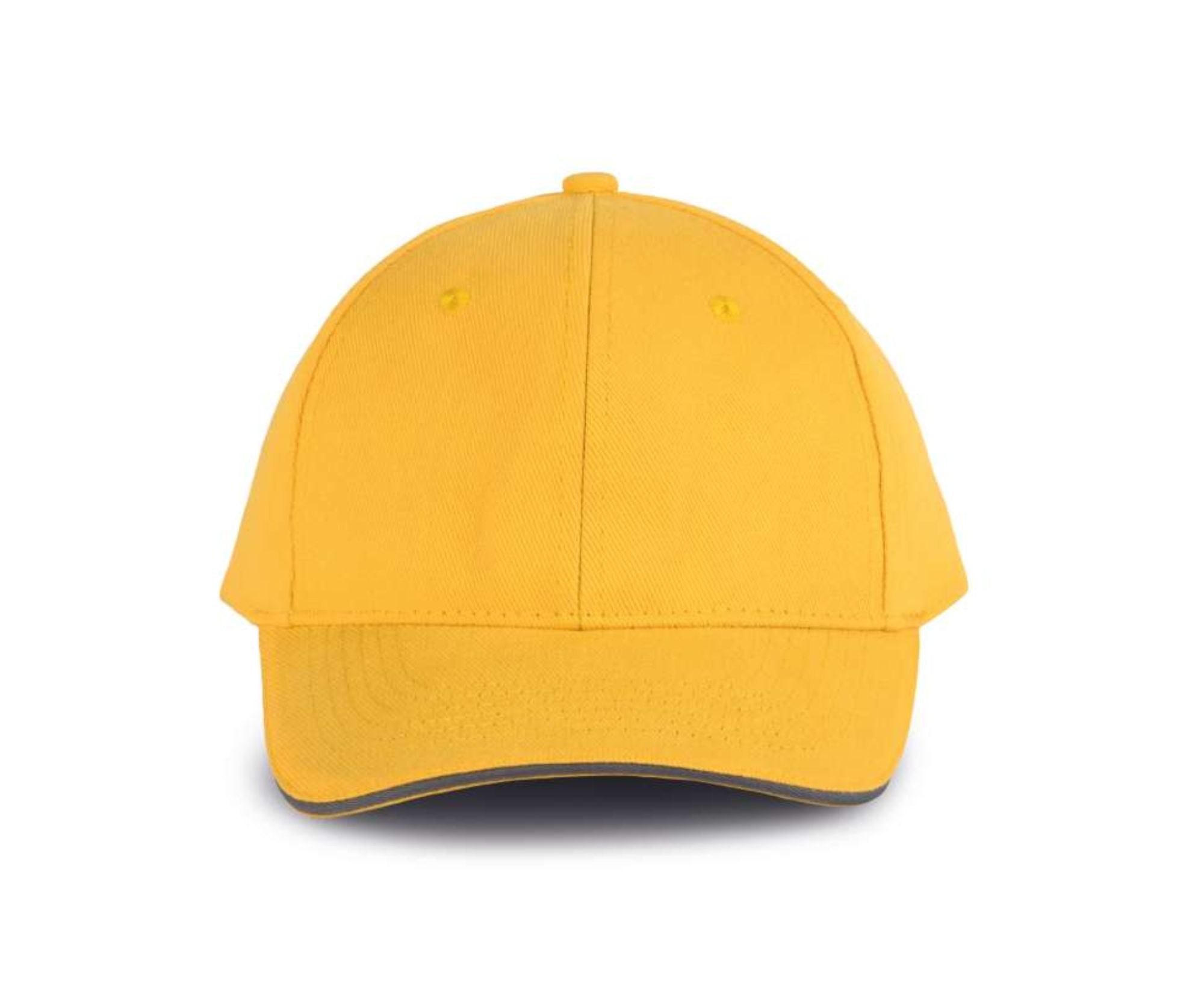 KP011 | 6 Panels Orlando Cap Yellow | Slate Grey