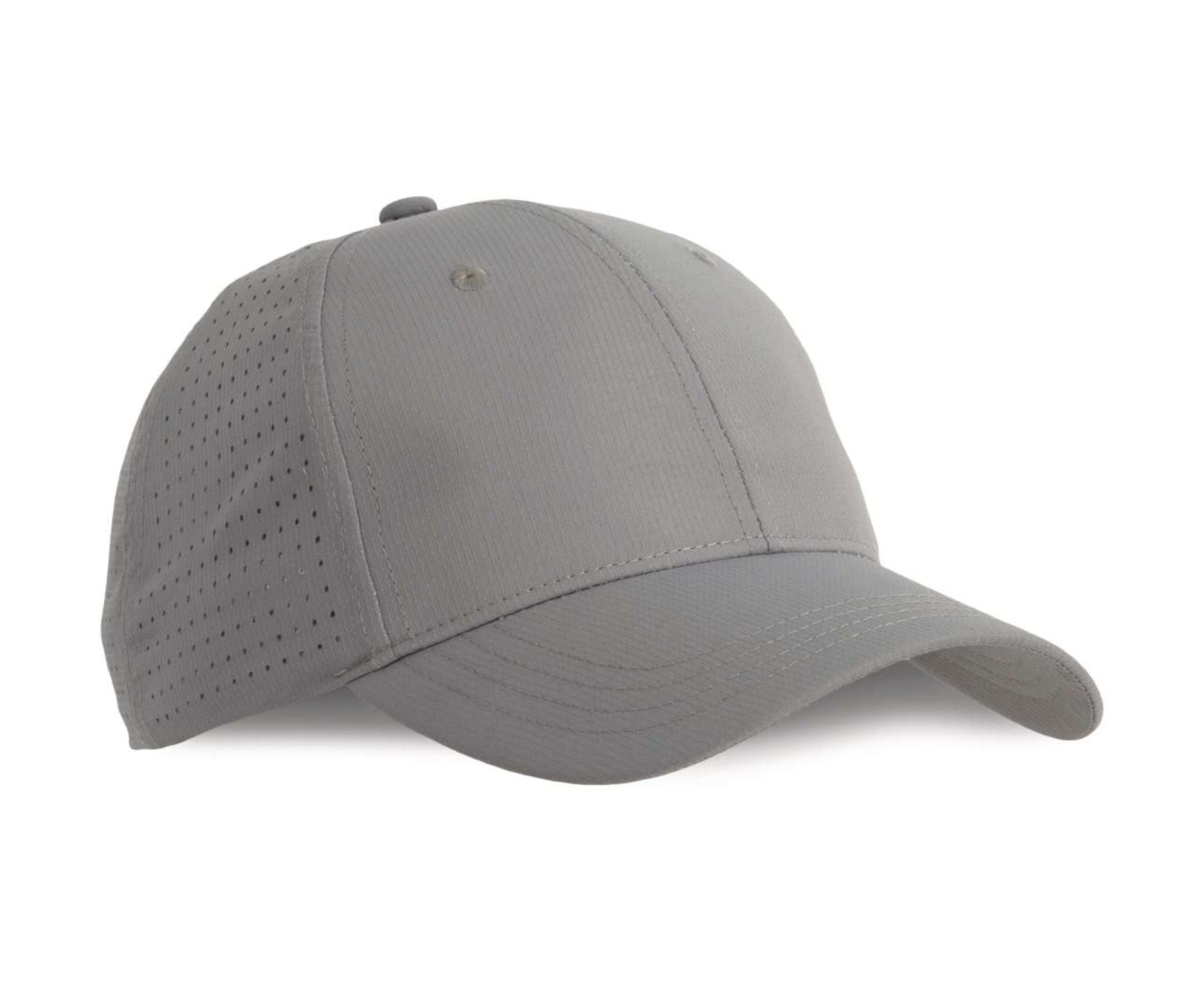 KP118 | Perforated 6 Panels Cap Dark Cool Grey