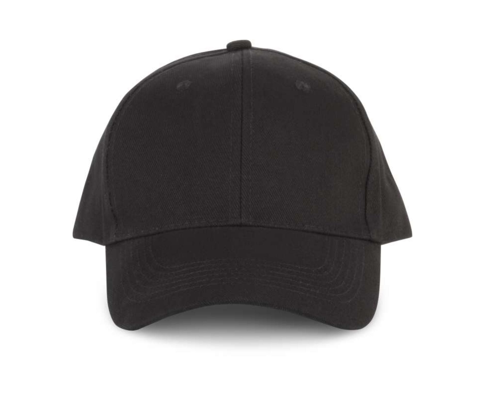 KP134 | 6 Panels Organic Cotton Cap Black